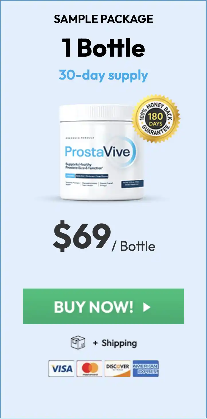 prostavive one bottle pack